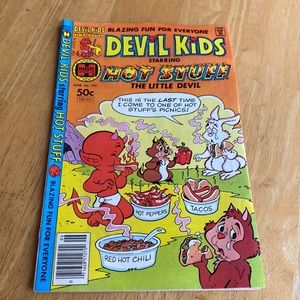 HARVEY Comic Devil Kids starring HOT STUFF The Little devil #105 June 1981